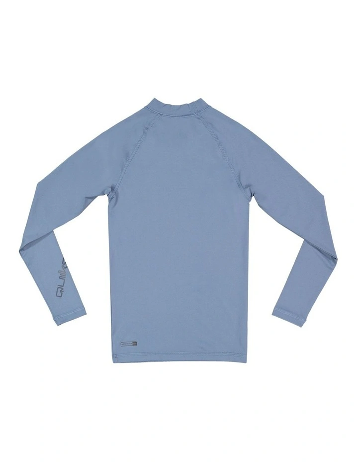 All Time Long Sleeve UPF 50 Rash Vest in Bering Sea