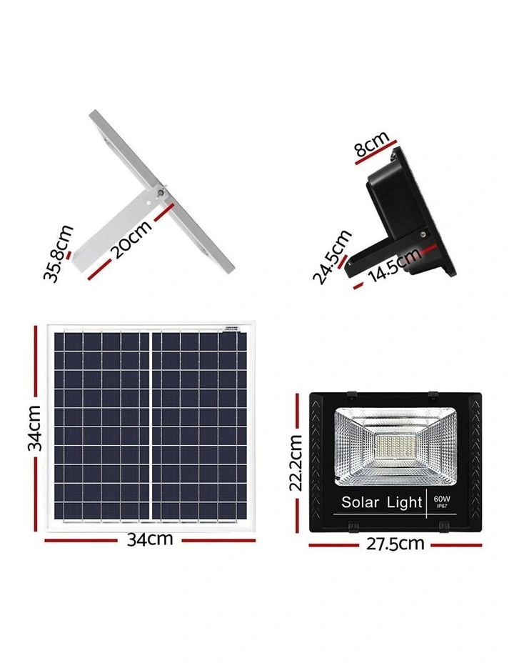 LED Solar Lights Street Flood Light 60W STL-SP-60W