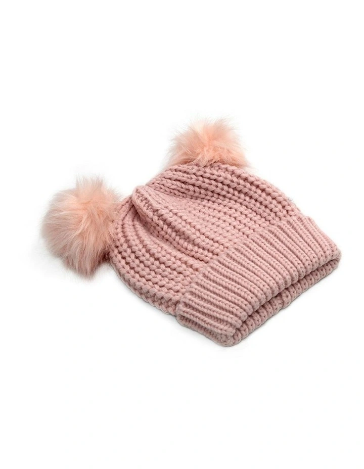 Nakita Mini Beanie in Pink