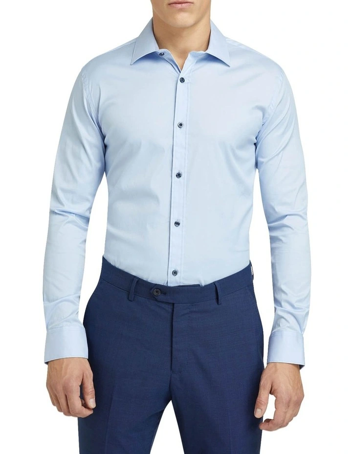 Stretch Travel Shirt in Blue
