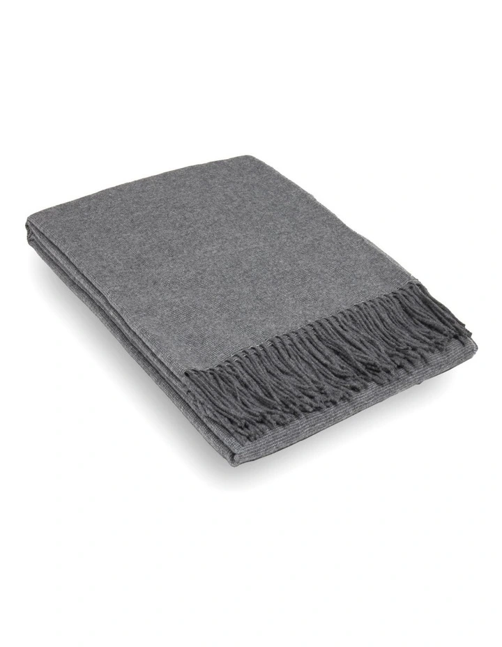 Paddington Throw Blanket in Slate