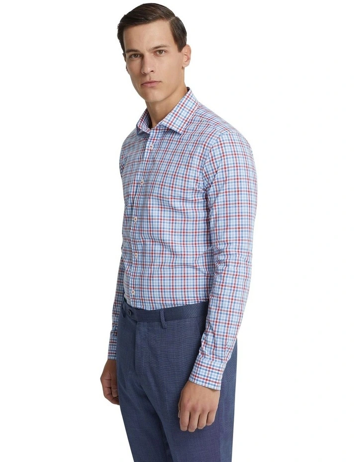 Beckton Luxury Checked Shirt in Red