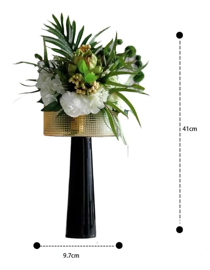 Exclusive Design Medium French Style Artificial Flower Arrangement in Green