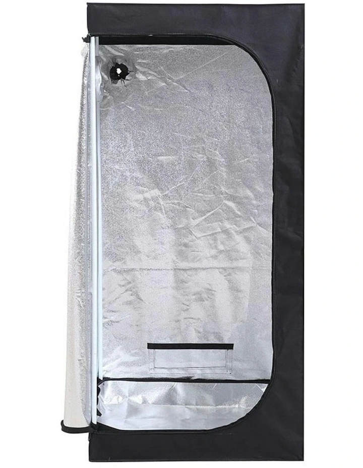Garden Hydroponics Grow Room Tent 75x75x130cm in Black