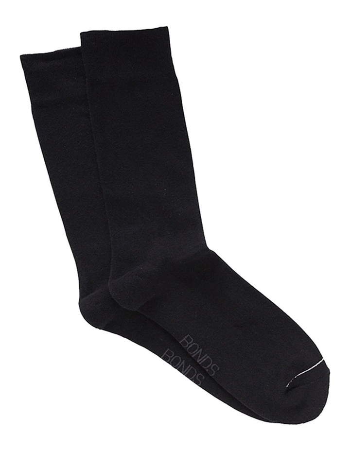 Comfy Pillowfeet Business Sock 2 Pack in Black