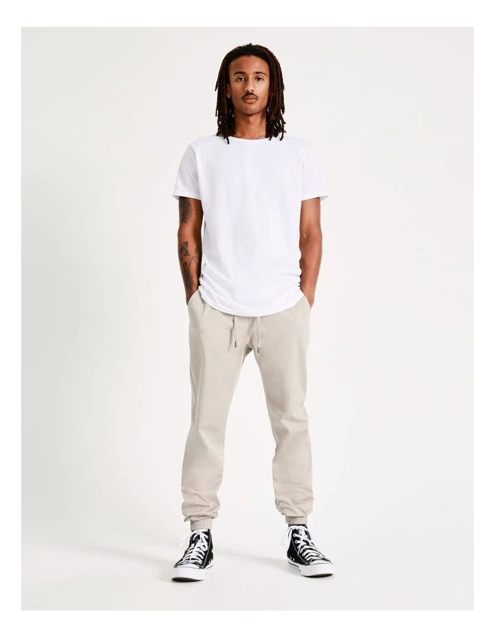 Jimmy Jogger Chino Pant in Stone