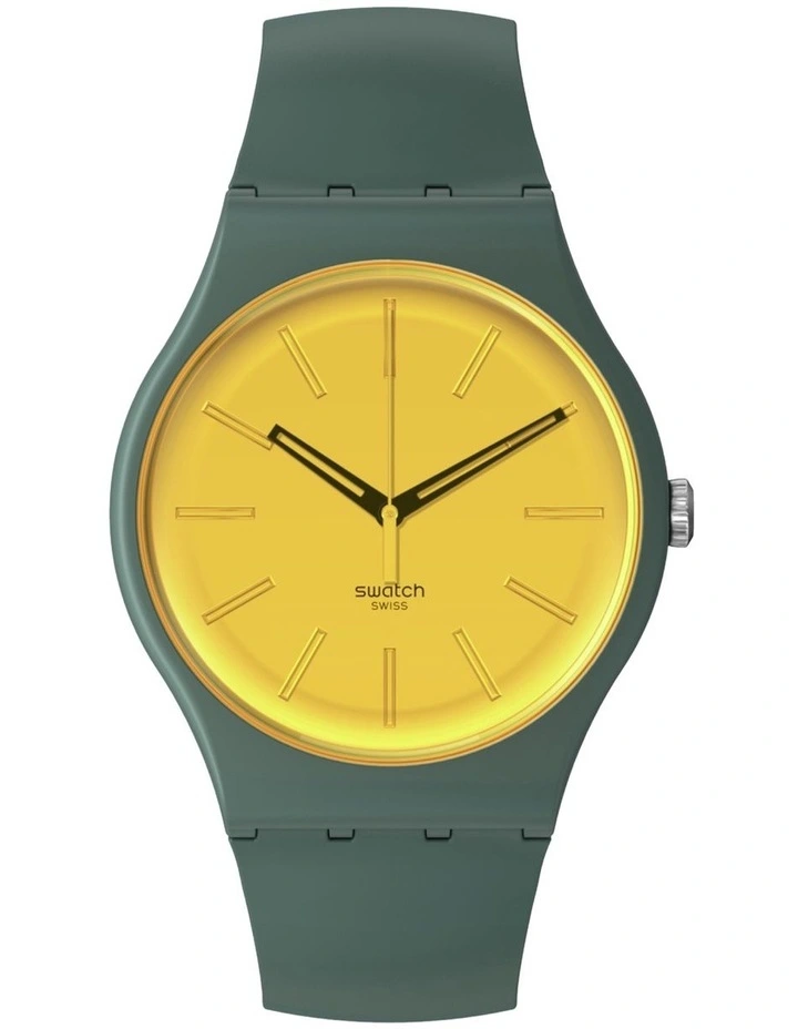 Gold in The Garden Watch in Green