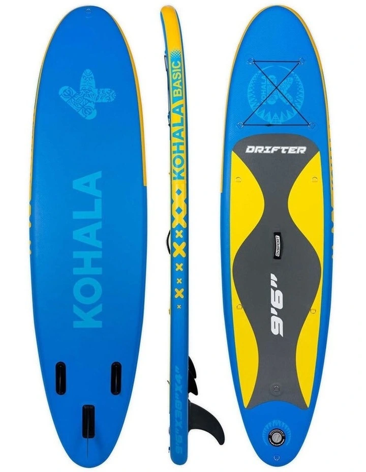9'6" Inflatable Stand Up Surf/Paddle Board with Pump