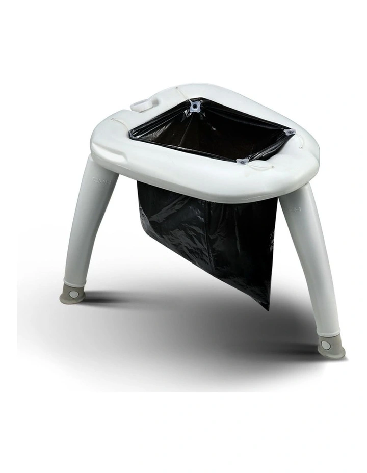 Portable Folding Outdoor Camping Toilet Grey