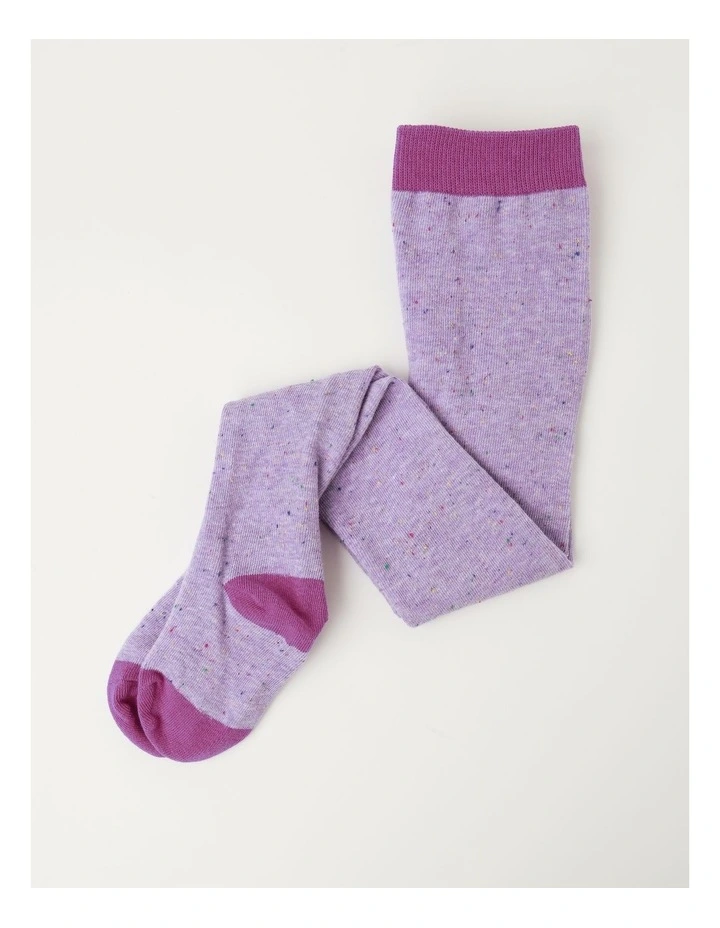 Novelty Tights in Lilac