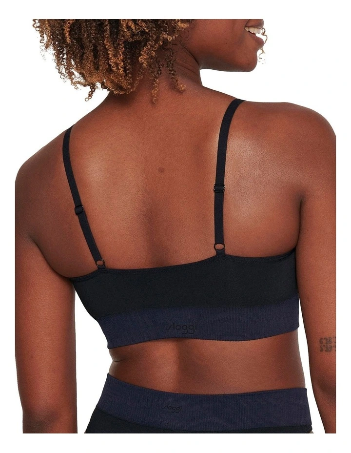 Ever Infused Aloe Bralette in Black