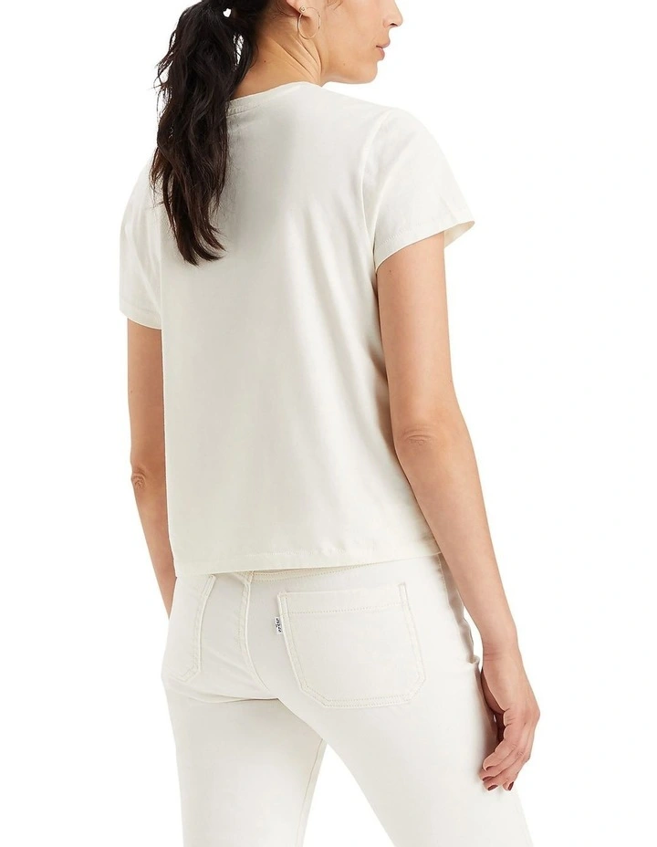 Graphic Classic Tee in Egret