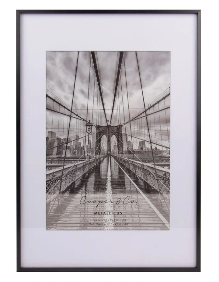 A2 Matt to A3 Photo Frame in Black