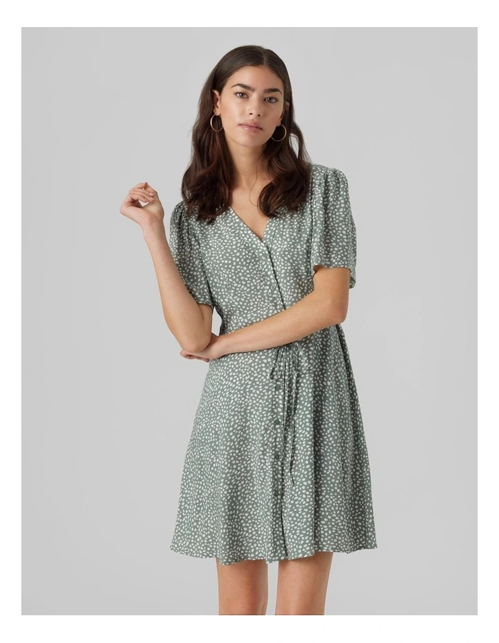 Alba Printed Dress in Laurel Wreath Joey D