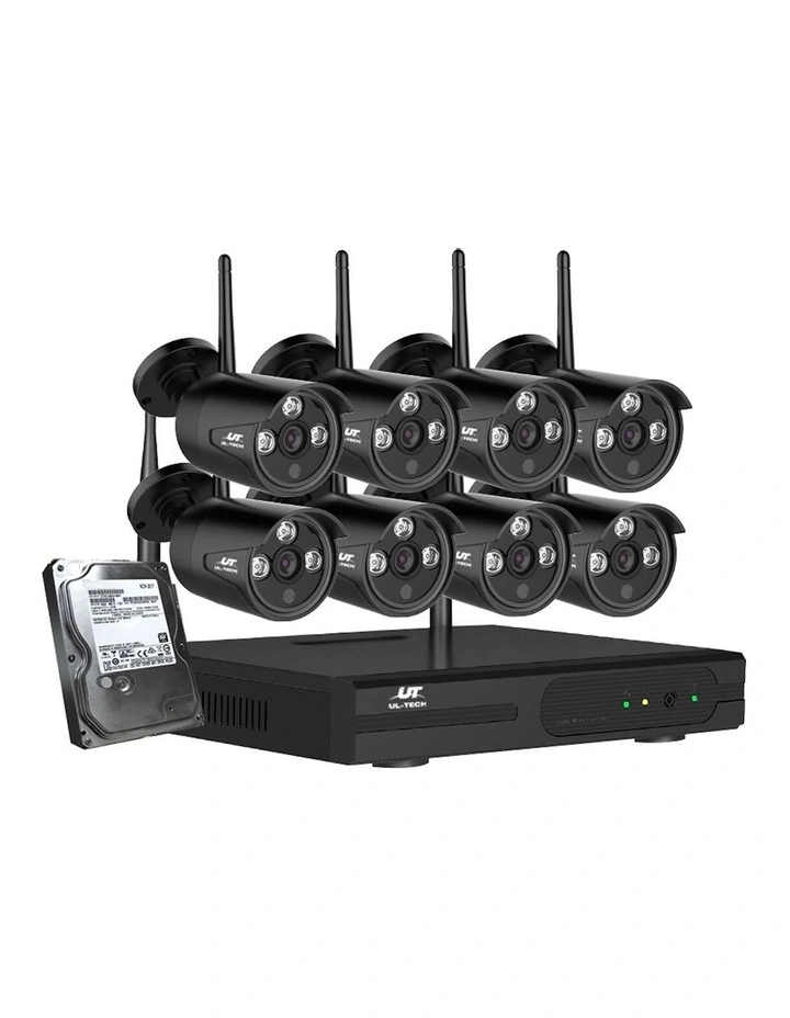 Wireless CCTV Security Camera in Black