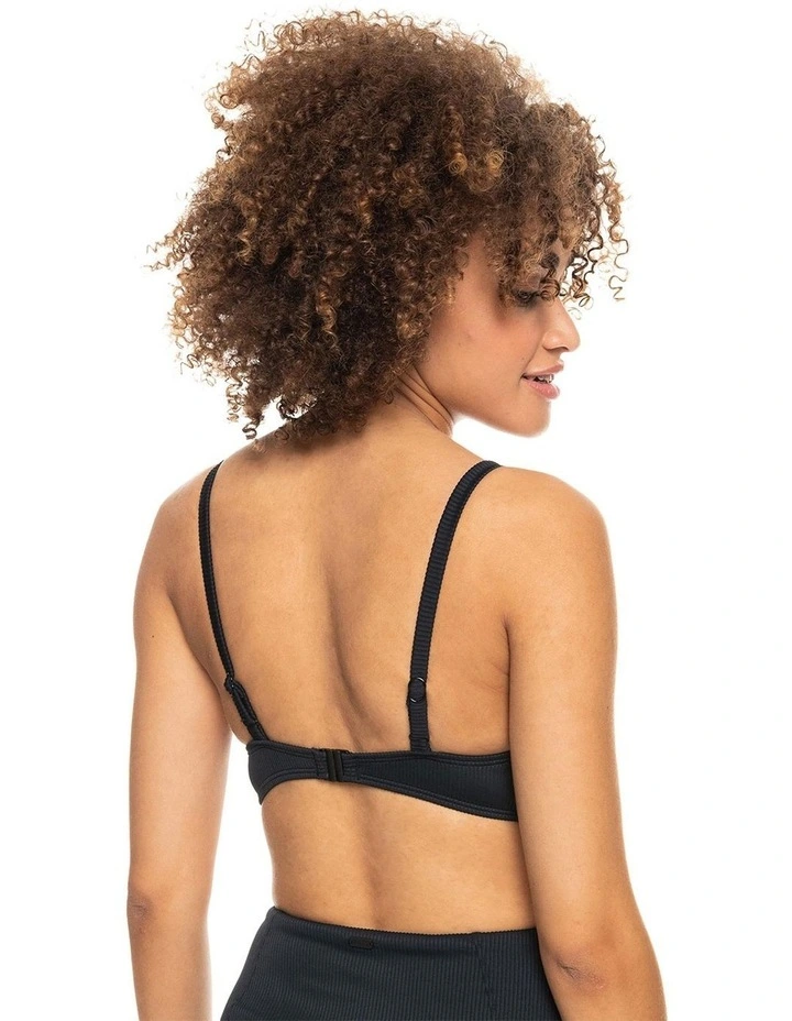 Love The Sun Ray D-Cup Bikini Top In Anthracite
