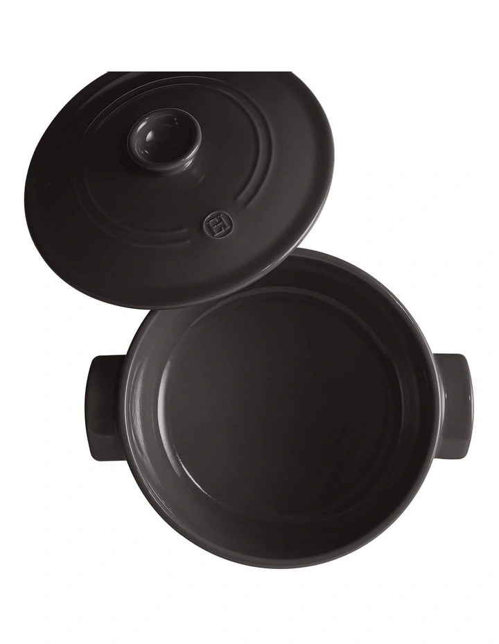 Round Stewpot 5.30L Charcoal