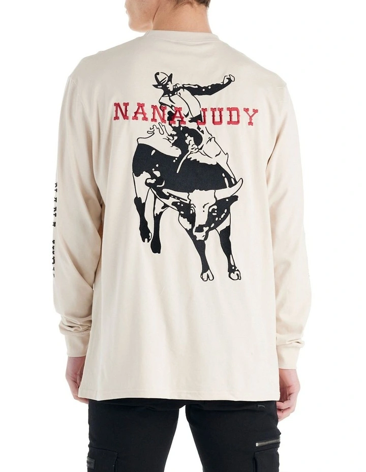 Perle Long Sleeve Tee in Bone