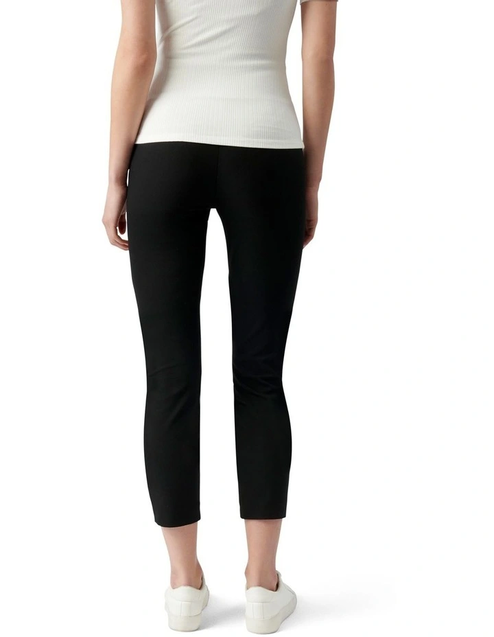 Grace 7/8th Maternity Pants Black