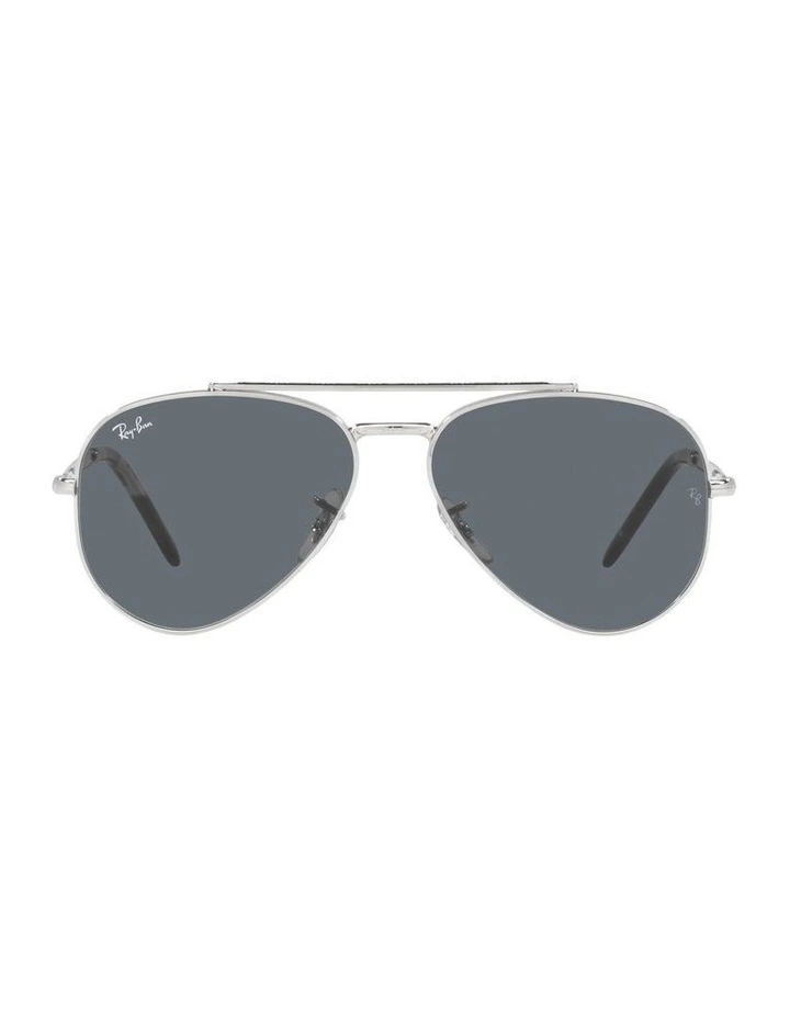 New Aviator Silver Sunglasses