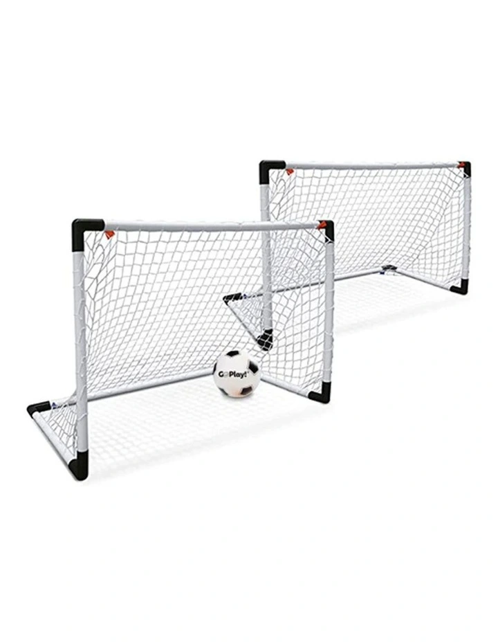 2-in-1 Soccer Goal Post 182cm in White