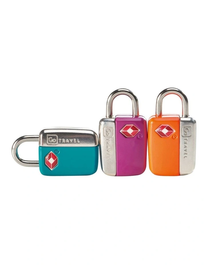 TSA Key Padlocks Twin Pack in Assorted