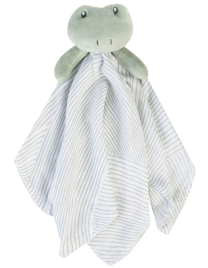 Lovie/Comforter Freddie Frog in Bayleaf Green