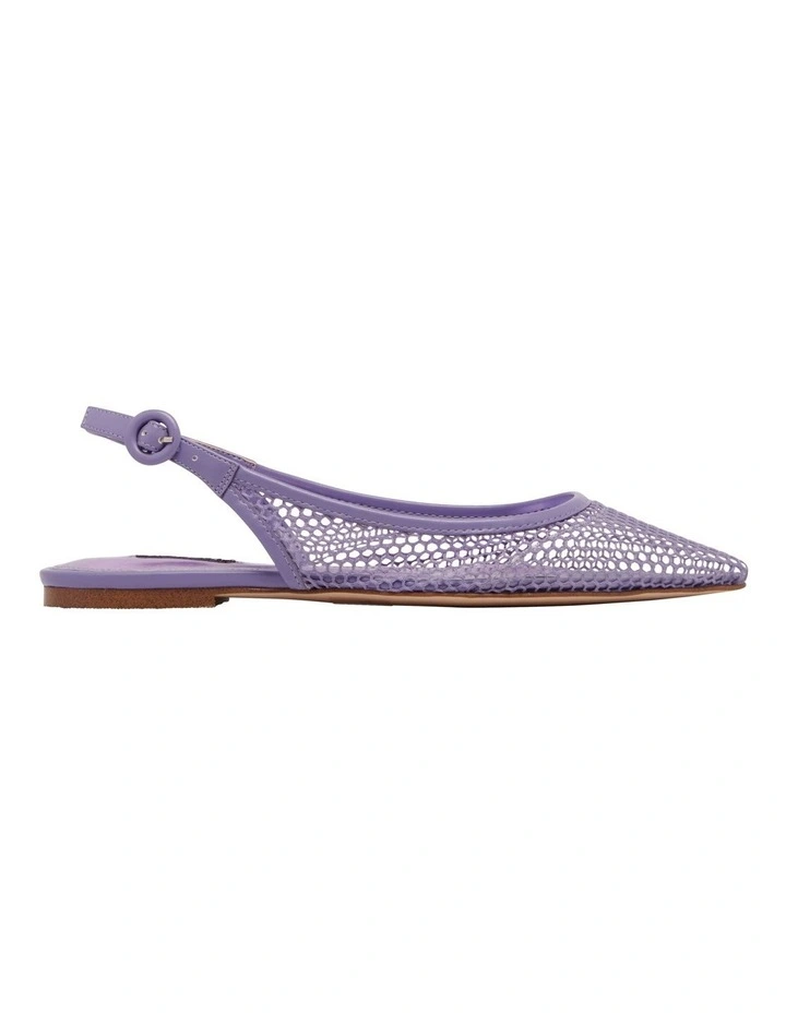 Branid Slingback Flat in Purple
