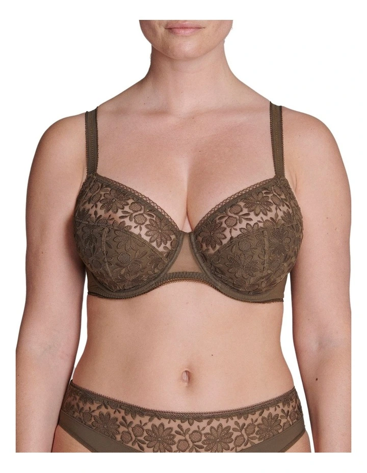 Amazone Full Cup Control Bra in Green