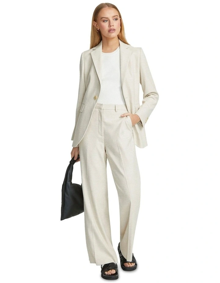 Ebony Eco Suit Jacket in Natural