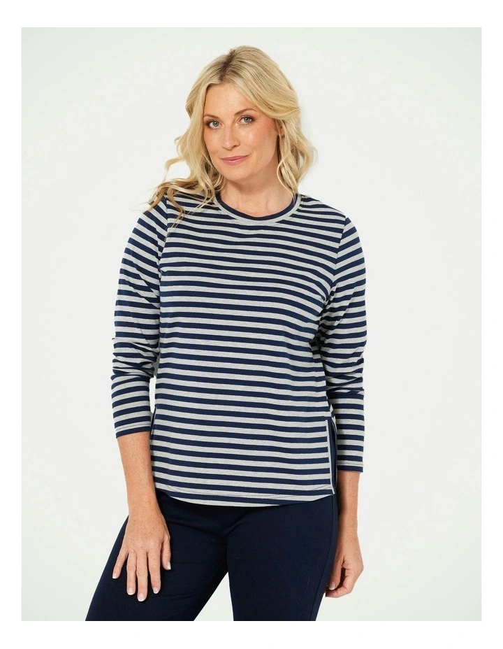 Caz Stripe Top in Multi