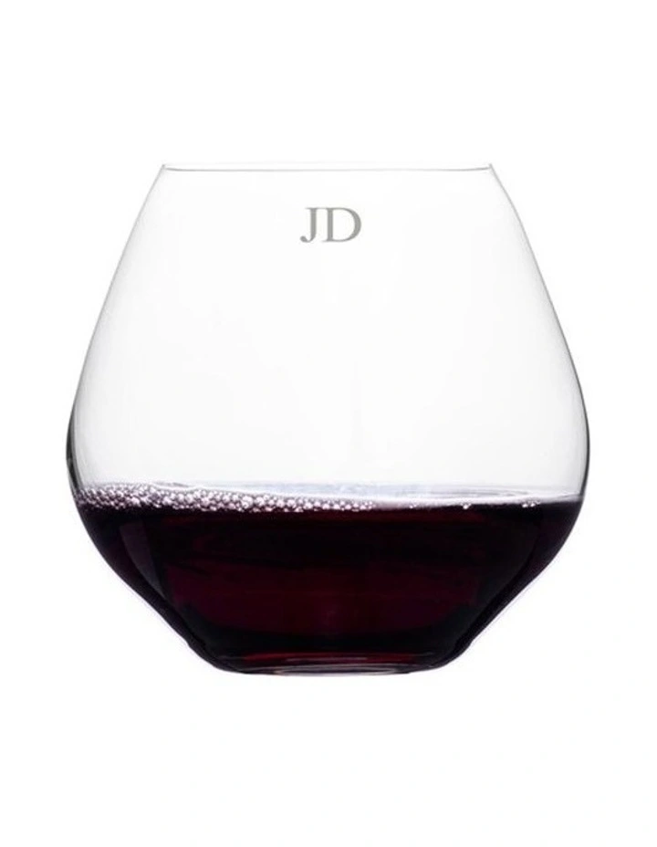 Personalised Vola Stemless Red Wine Single with Gift Box in Clear