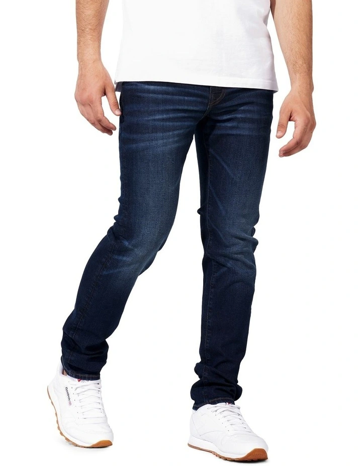 Airflex Slim Straight Jean in Blue