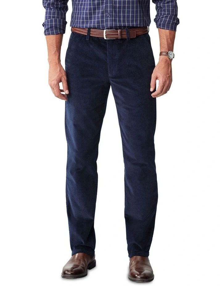 Stretch Corduroy Pant in Navy
