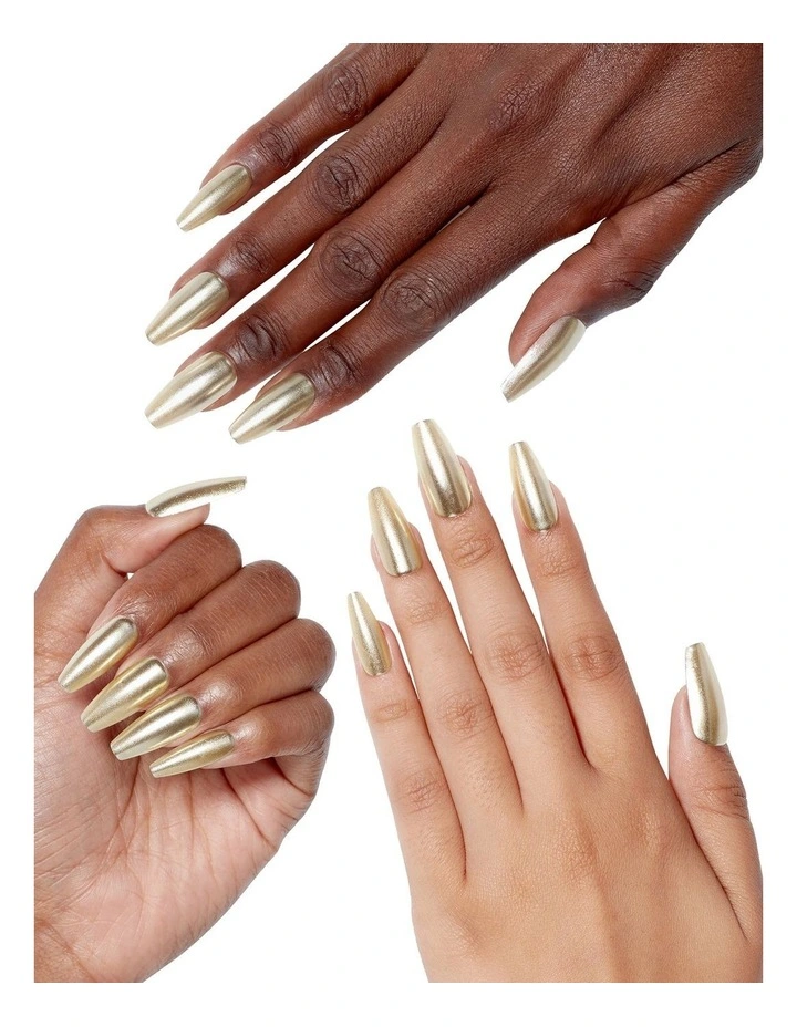 Xpress/On Break The Gold Press-On Nails Set