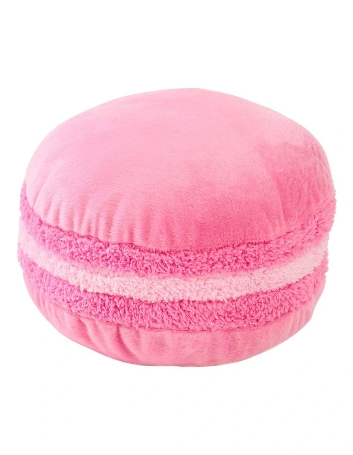 Frenchy the Macaron Novelty Cushion In Pink