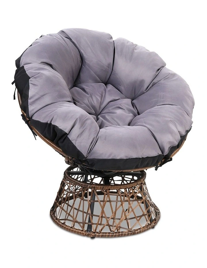 Papasan Swivel Chair