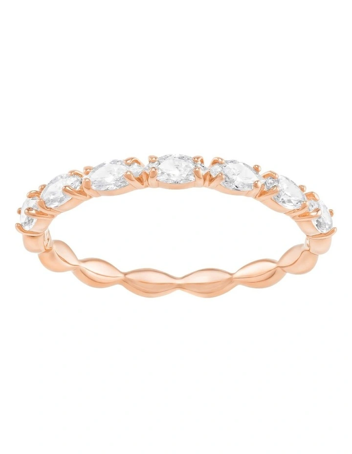 Vittore Ring Marquise Cut Rose Gold-Tone Plated in White