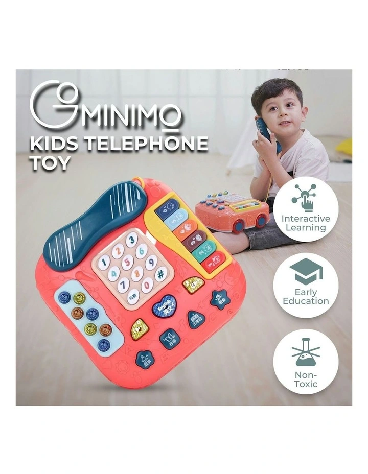 Telephone Vehicle Safe Design Interactive Learning in Red