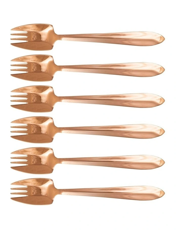 Black Label Mirror 6 Piece Set in Rose Gold