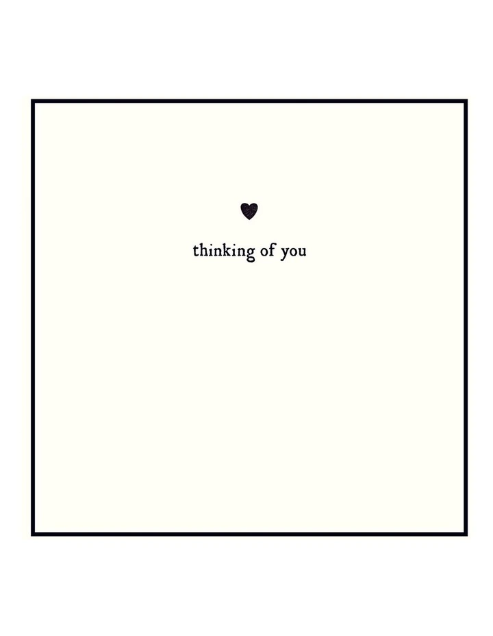 Thinking of you card small heart