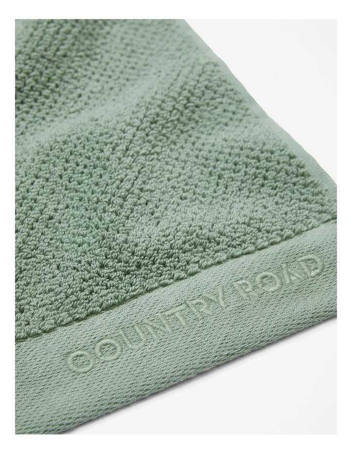 Calo Australian Cotton Bath Sheet in Faded Moss