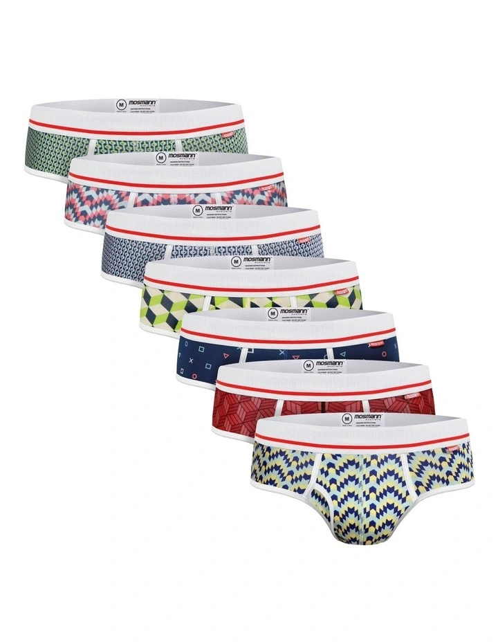 Bamboo Briefs Ulysses 7-Pack in Multi