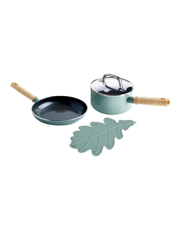 Mayflower 4 Pc Cookware Set in Smokey Sky Blue
