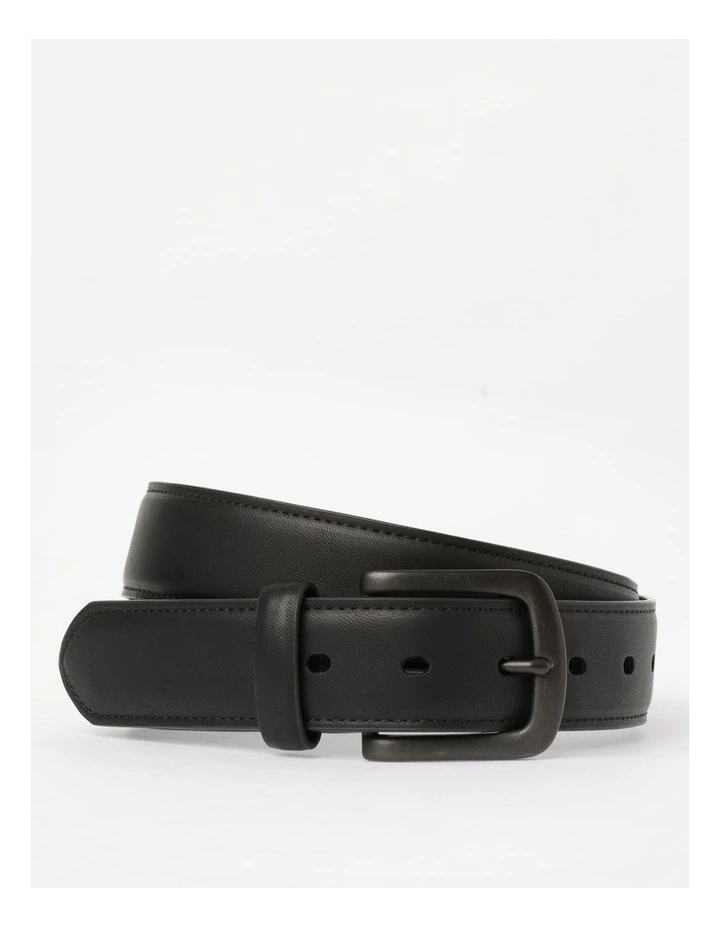 Pin Buckle Belt in Black