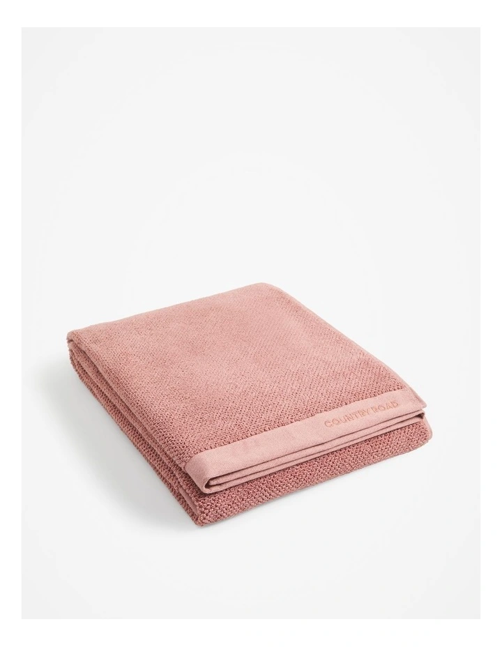 Calo Australian Cotton Bath Sheet in Pink Salt