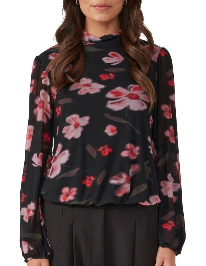 Blush Blossom Top in Print