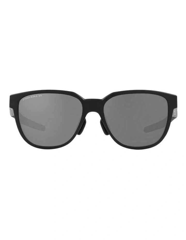 Actuator Low Bridge Fit Polarised Sunglasses in Black
