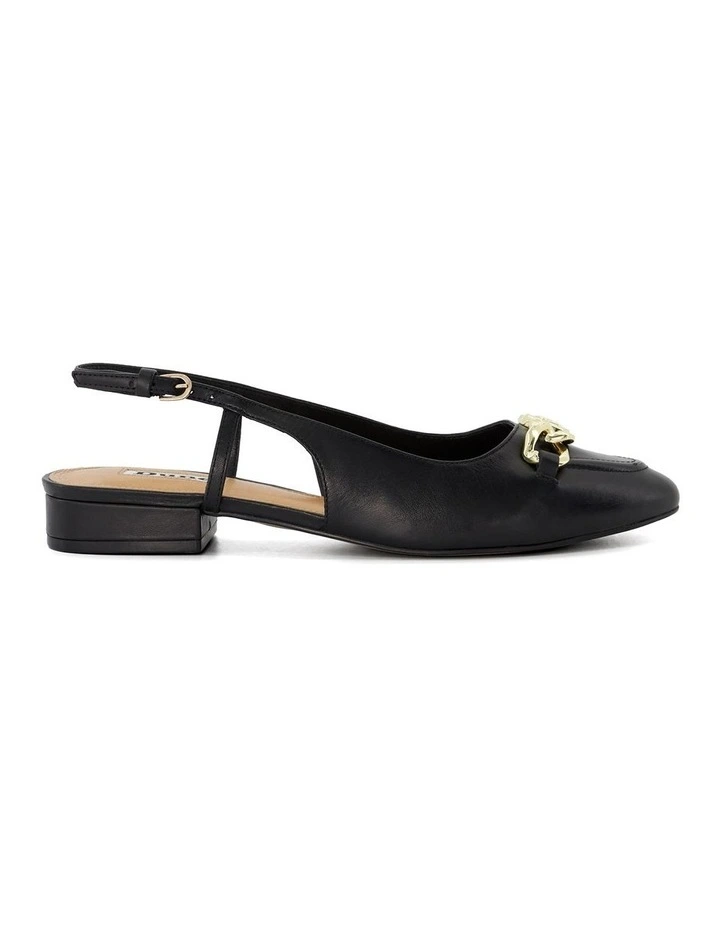 Hippity Slingback Flat in Black