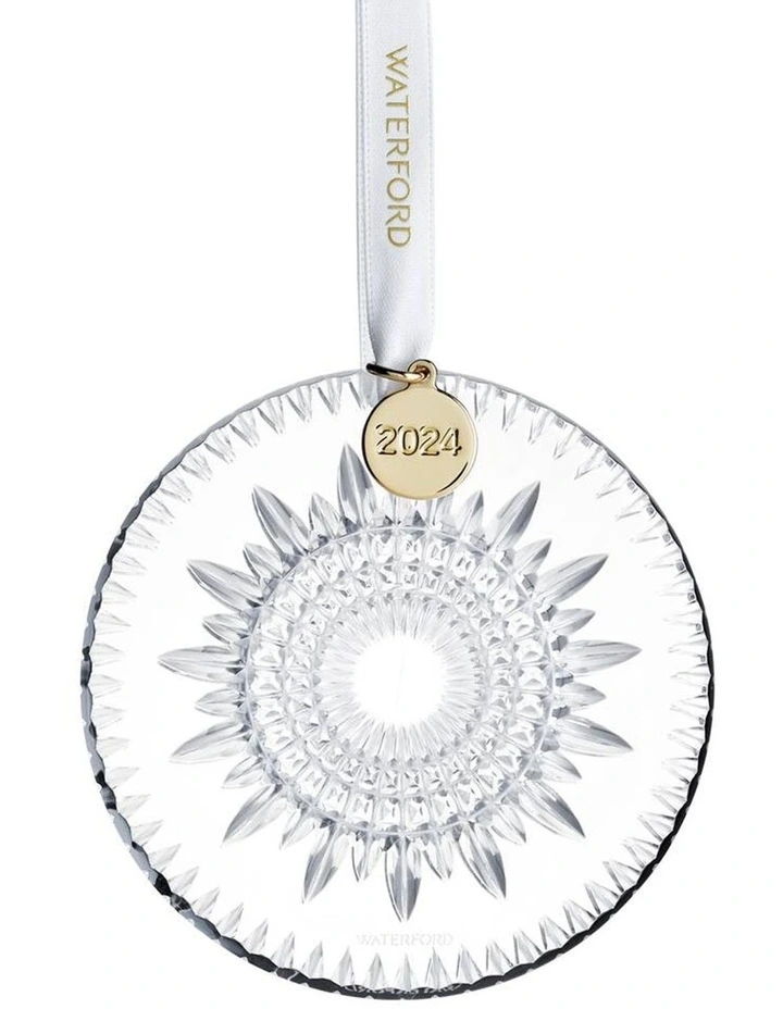 New Year Celebration Keepsake Ornament in Clear